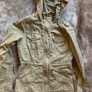 Army green womens jacket